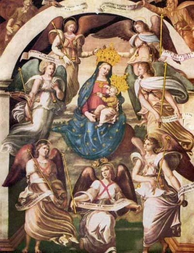 7 archangels with mary-catholic